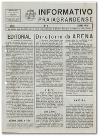 Edi&ccedil;&atilde;o: Junho de 1972